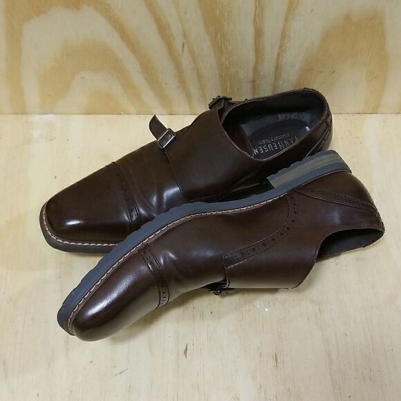 Vanhusen Double Monk strap Shoes Men's sz 10 1/2 - Picture 3 of 11